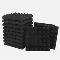 Sound absorbing acoustic foam panels for room treatment