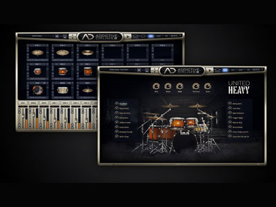 Addictive Drums and Keys interfaces