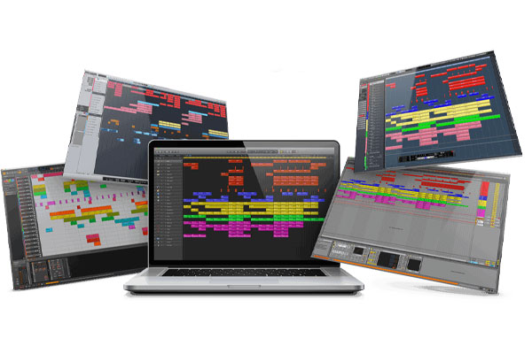 Various Digital Audio Workstations (DAWs)
