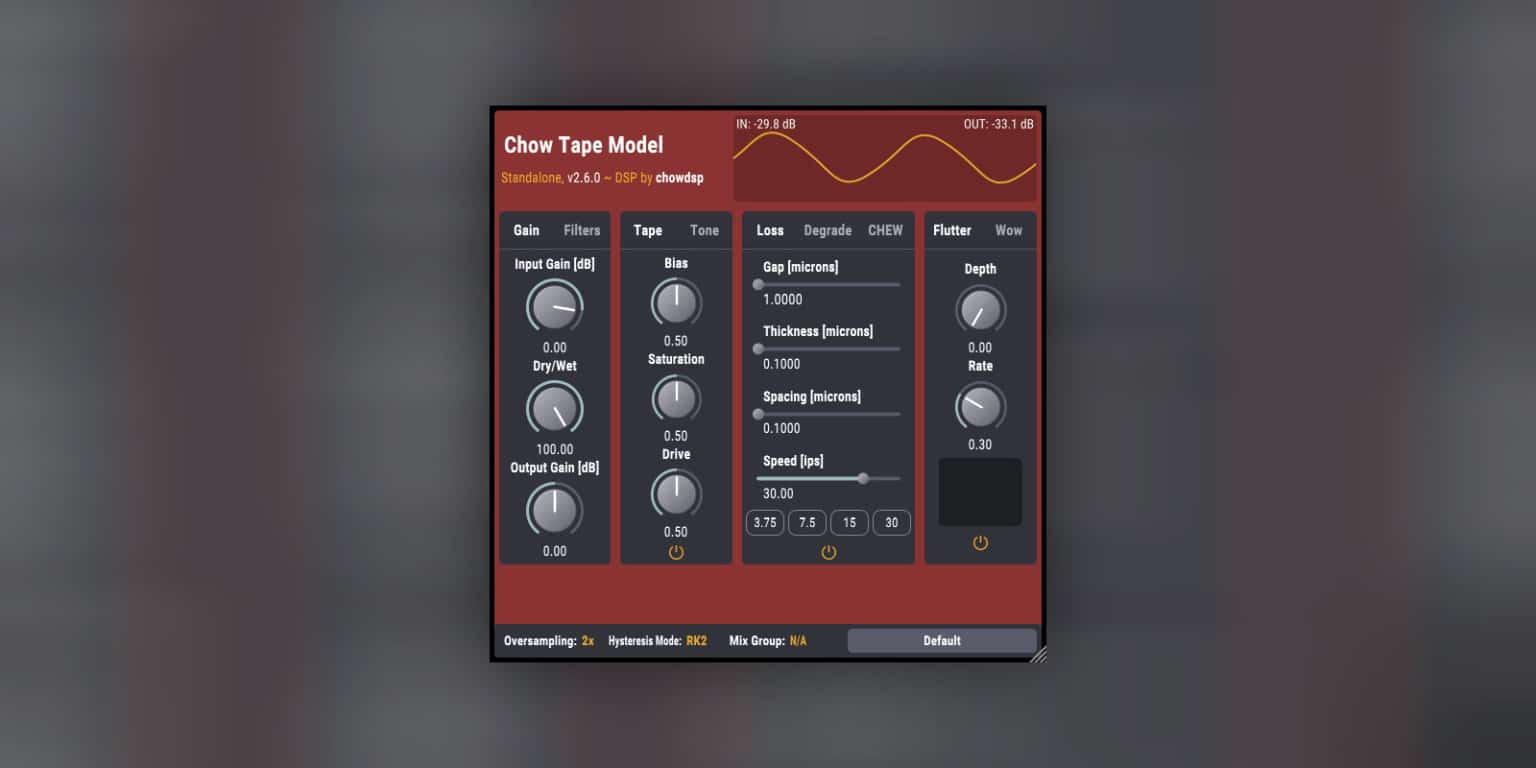 Chow Tape Model