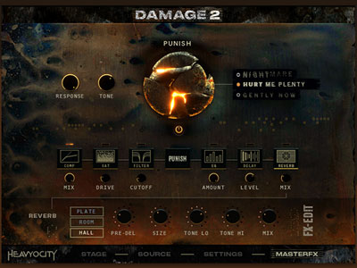 Heavyocity Kontakt library interface