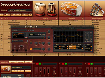 Swarplug Indian instrument plugin interface
